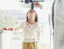 Kid being measured
